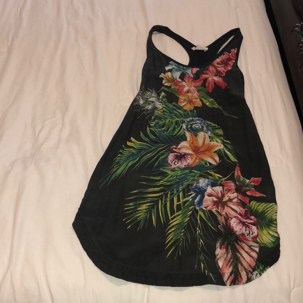 Zara W & B collection floral tank top